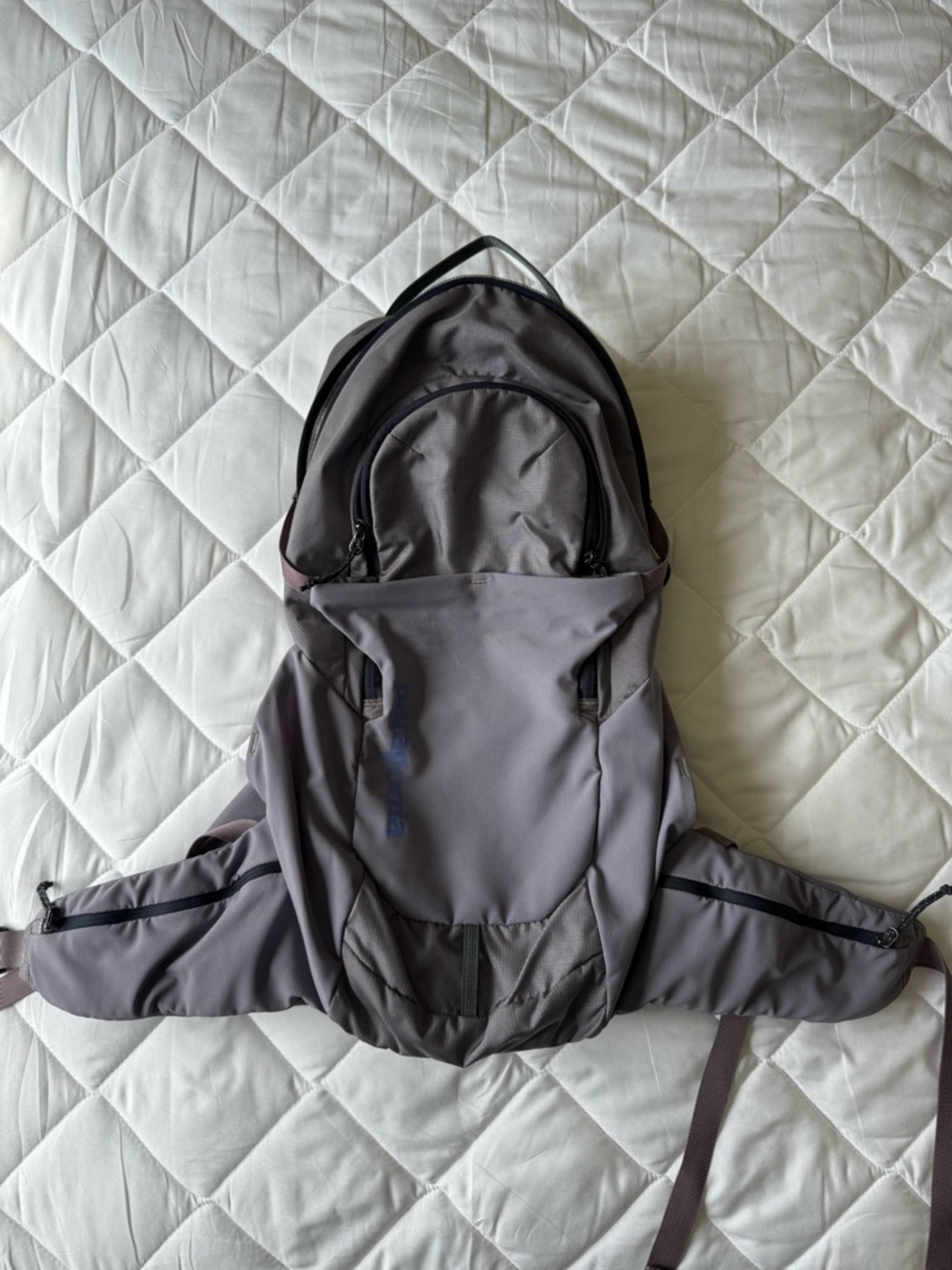 Patagonia trail running or hiking backpack - lilac/lavendar. L/XL